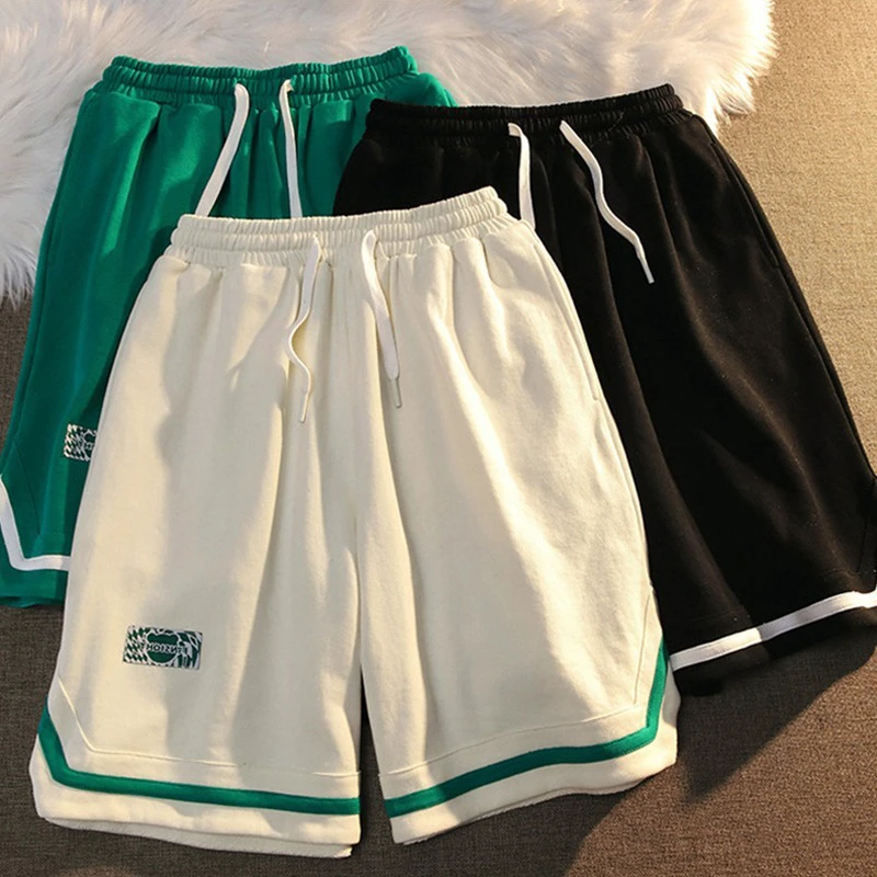 Custom High Quality Plus Size Men's Jogger Shorts Elastic Waist 100% Cotton Plain Blank Sweat Shorts Men