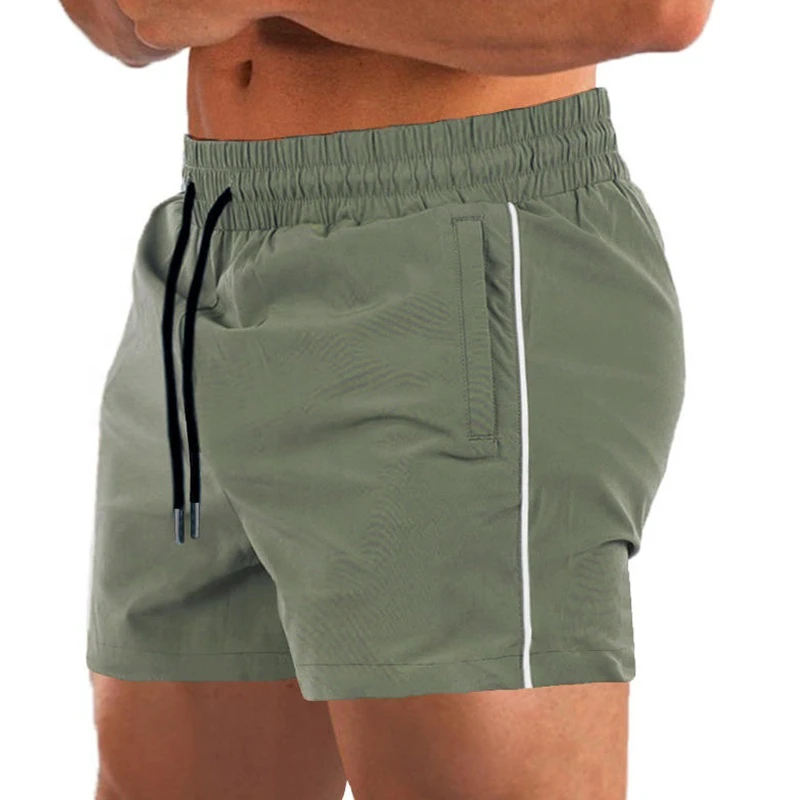 Brad Lightweight Muscle Fitness Shorts Breathable Stretchable Training Athletic Shorts Mid Plus Size for Men