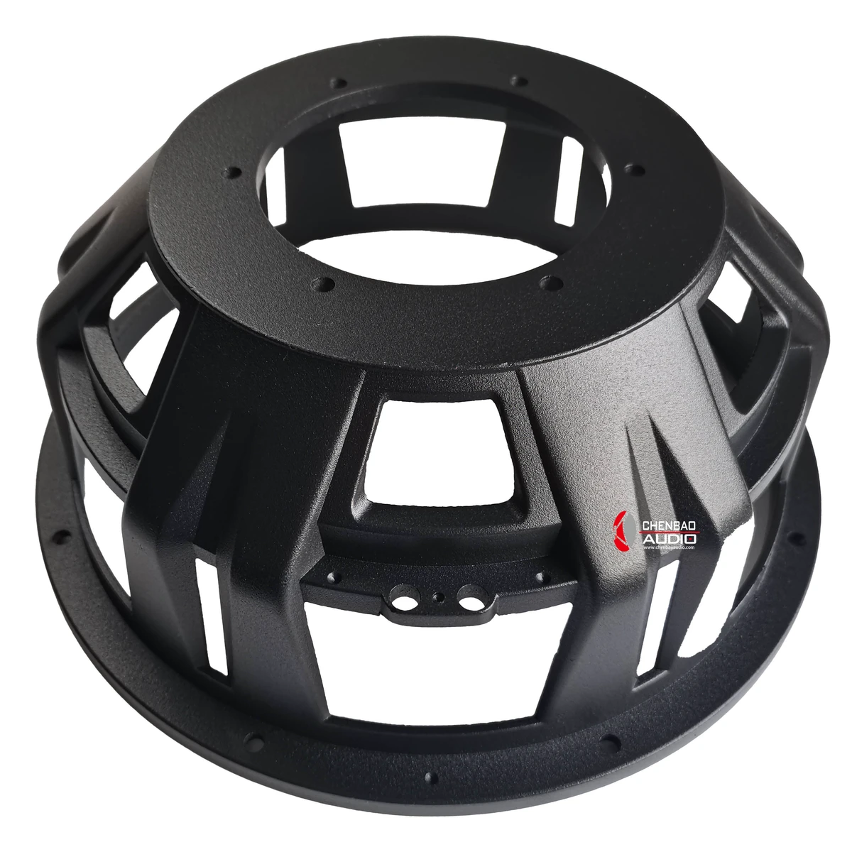 PJ10899 10-Inch New 6 Spoke Aluminum Subwoofer Frame Stage Speakers with 9.12'' Secondary Inner Diameter Made in China