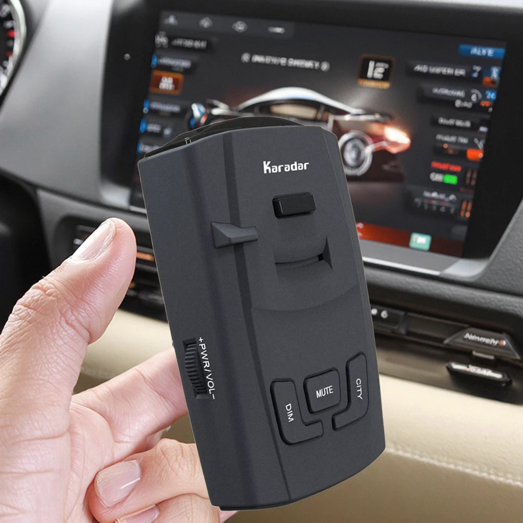 (m)Car Radar Detector Signature Antiradar Detector English Menu Anti Speed Alarm for EU, USA, Korea Asia Karadar S-360 Antiradar