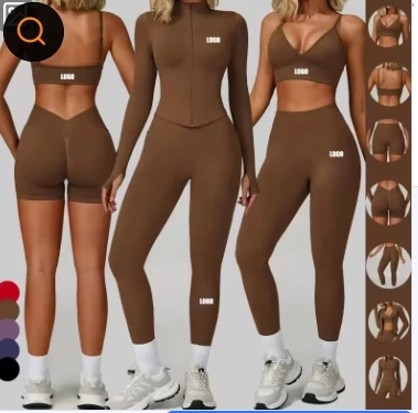 Roupa De Academia Feminina Kit Conjunto De Fitness Activewear Yoga Gym Plus Size Workout Sets For Women High Quality