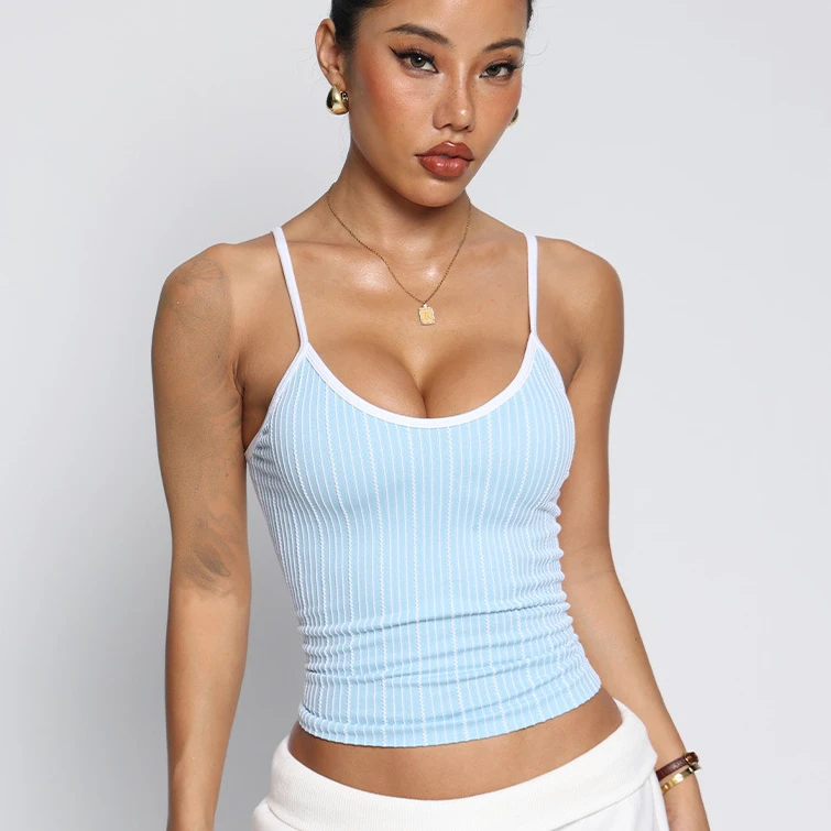 Sports Tank Top for Women Summer Quick-Dry Yoga Vest Sleeveless Fitness Shirt Custom Plus Size Four-Way Stretch Spandex/Nylon