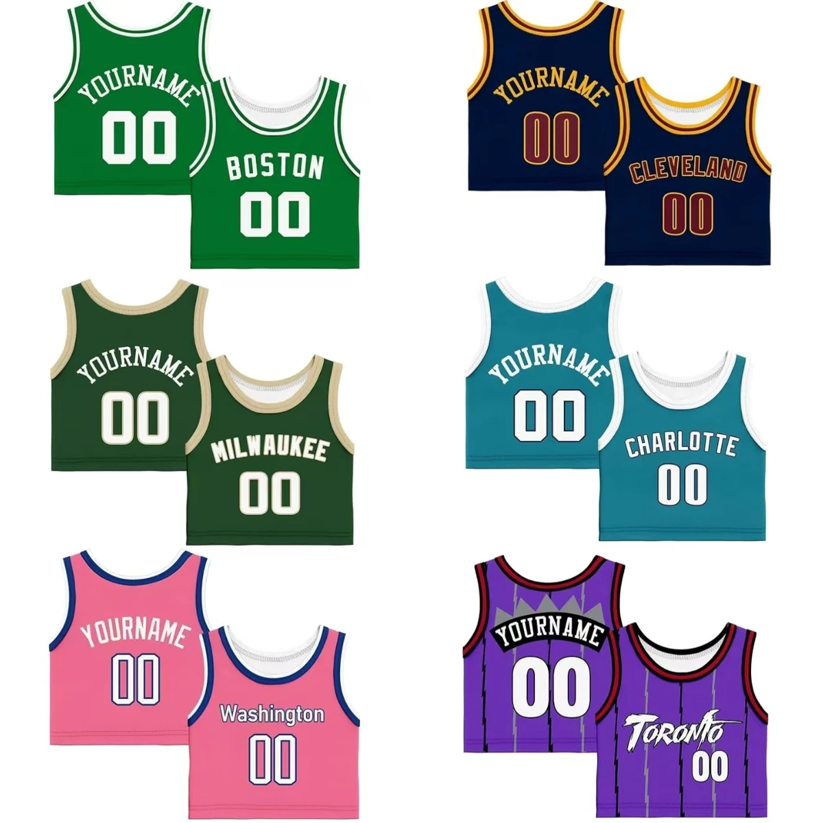 Pure Custom Fashion Sleeveless Cropped Basketball Jersey Workout Crop Tank Top Custom Basketball Crop Top