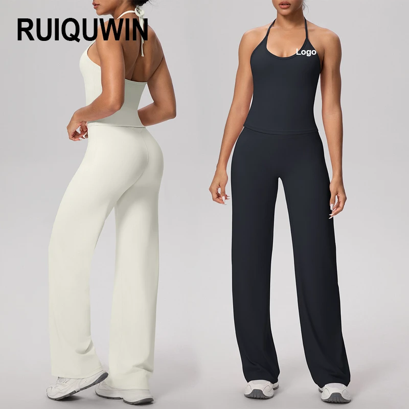 RUIQUWIN High Quality Women Active Wear Fitness Seamless Yoga Set Sports Vest Gym Wear Workout Sets For Women