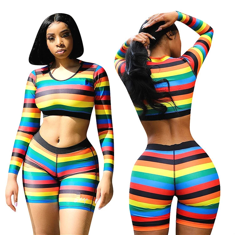 Women Yoga Set Solid Front Logo Breathable Quick Dry Seamless Two Piece Workout Gym Suit for Daily Exercise and Sports