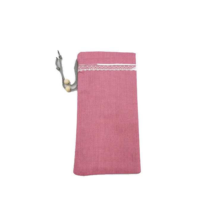 Silvery Blocking Faraday Fabric Anti Radiation Mobile Phone Bags