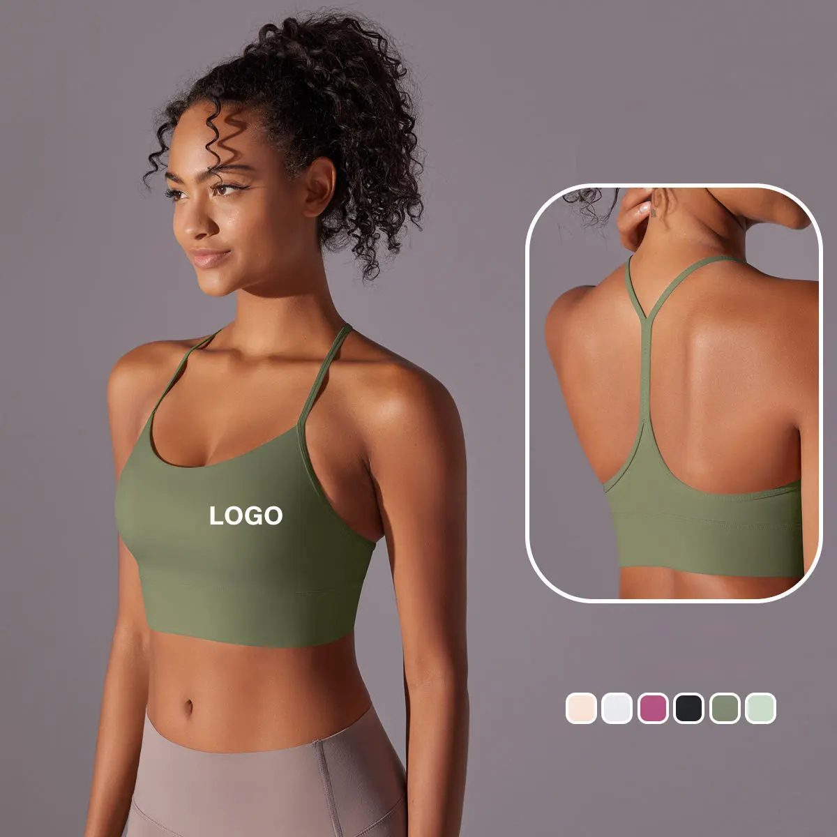 Sleeveless Fitness Breathable Gym Clothing Sports Yoga Cross Backs Round Neckline Corset Top for Women