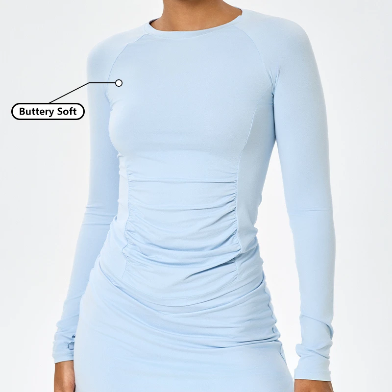 Core-Spun Cotton-Feel Polyester 340 GSM Spacer Knit, face view