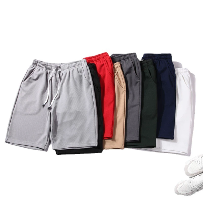 Wholesale Casual Quick Drying Summer Cool Elastic Drawstring Pants Loose Plus Size Sports Running Men's Shorts
