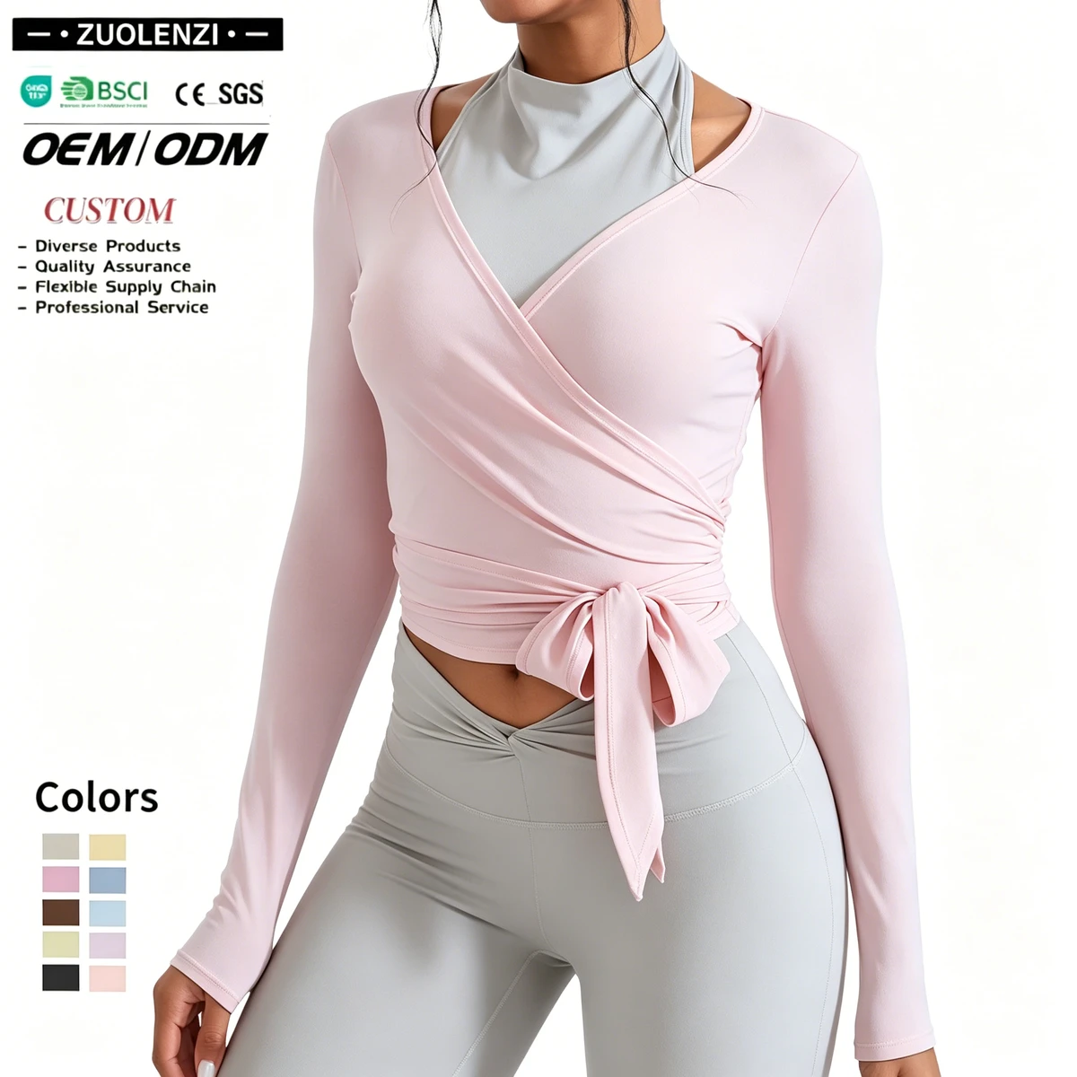 Customized Ballet Core Aesthetic Yoga Top Women Naked Sensation Slim Fit Long Sleeve Gym Workout T Shirt for Dance Pilates