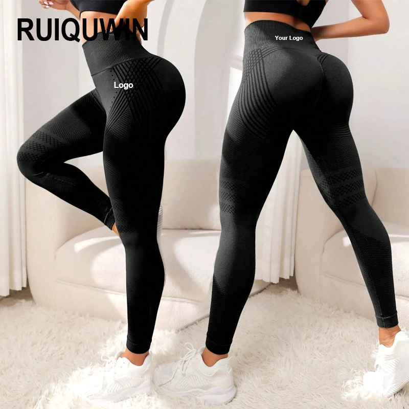 RUIQUWIN 2026 Women's Casual Tight Yoga Leggings Breathable Fitness Pants Running Quick Drying Sports Leggings