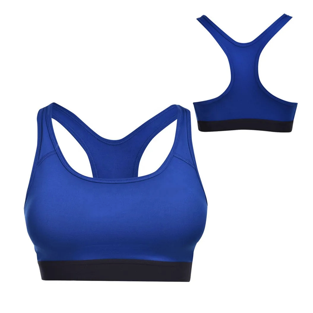 Medium Support Plus Size Seamless Lightweight Sports Bras Women Full Coverage Compression Support Padded Crisscross Straps