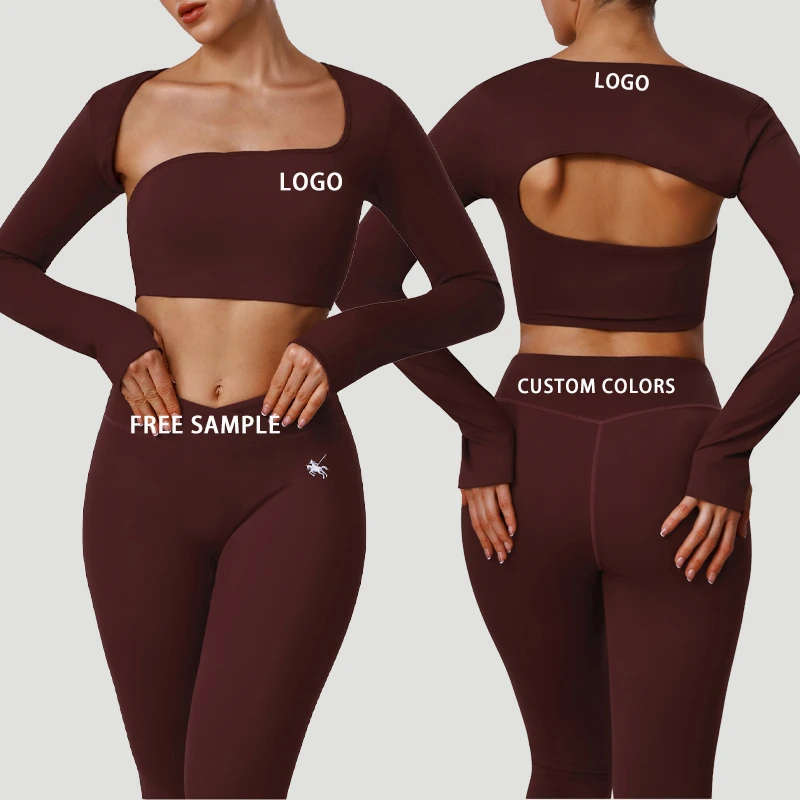 Gym Wear Reversible Plus Size Transparent Hollowed-out Beautiful Back Sports Top Yoga Dress Stretchy Buttock-raising Fitness