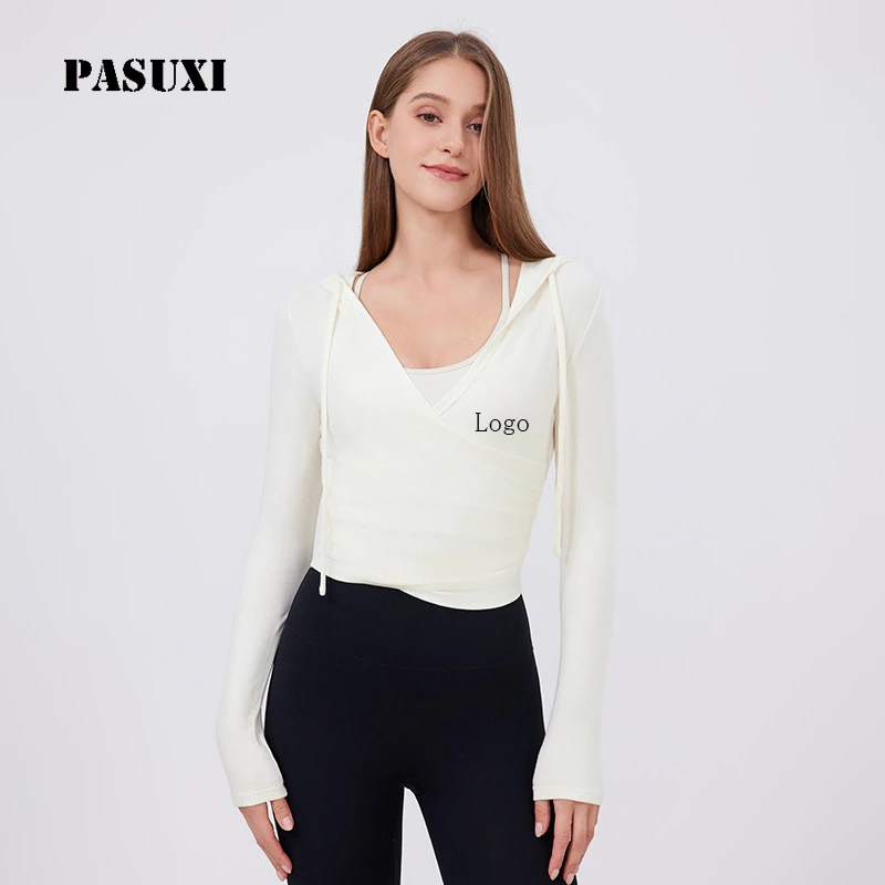 PASUXI Hot Selling Women's Quick Dry Long Sleeve Workout Top Running Yoga Fitness Slim Fit Sports Shirt Activewear Gym Wear