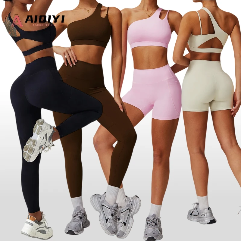 6425 Women's Custom Logo Summer Sportswear Fitness Sets New Trend Jogging Training Wear With Pants Ropa Deportiva