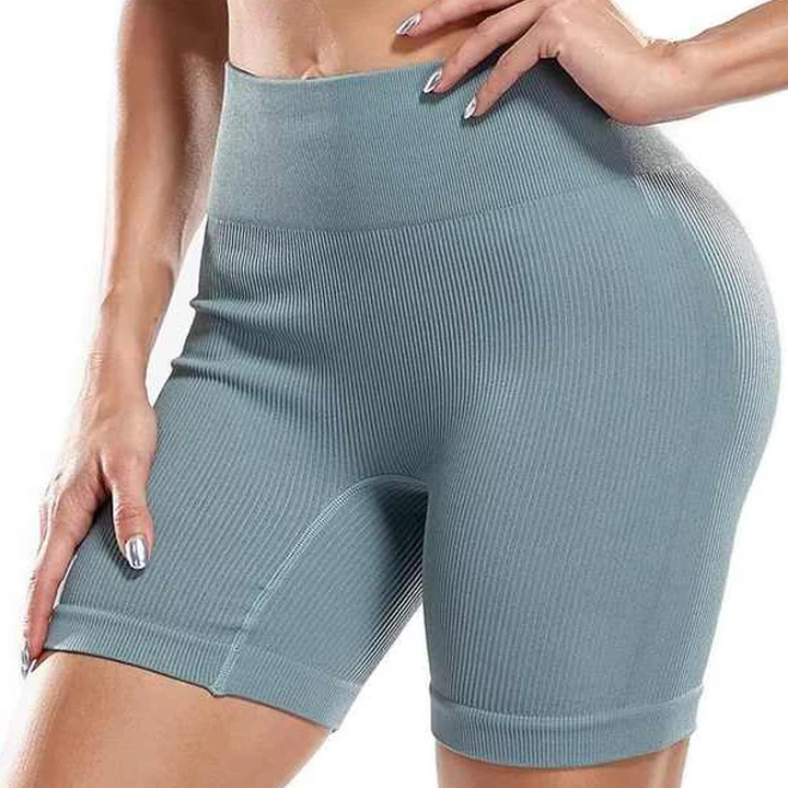Women spandex polyester Short Waist Women Gym Shorts Booty Shorts Plus Size shorts leggings, Seamless, High Waist