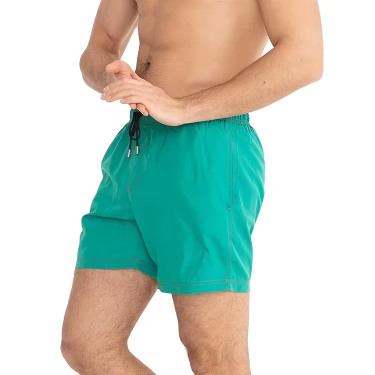 Men's Casual Eco-Friendly Seamless Quick Dry Plus Size Board Shorts Striped Polyester Spandex Custom Colors Waterproof Surf