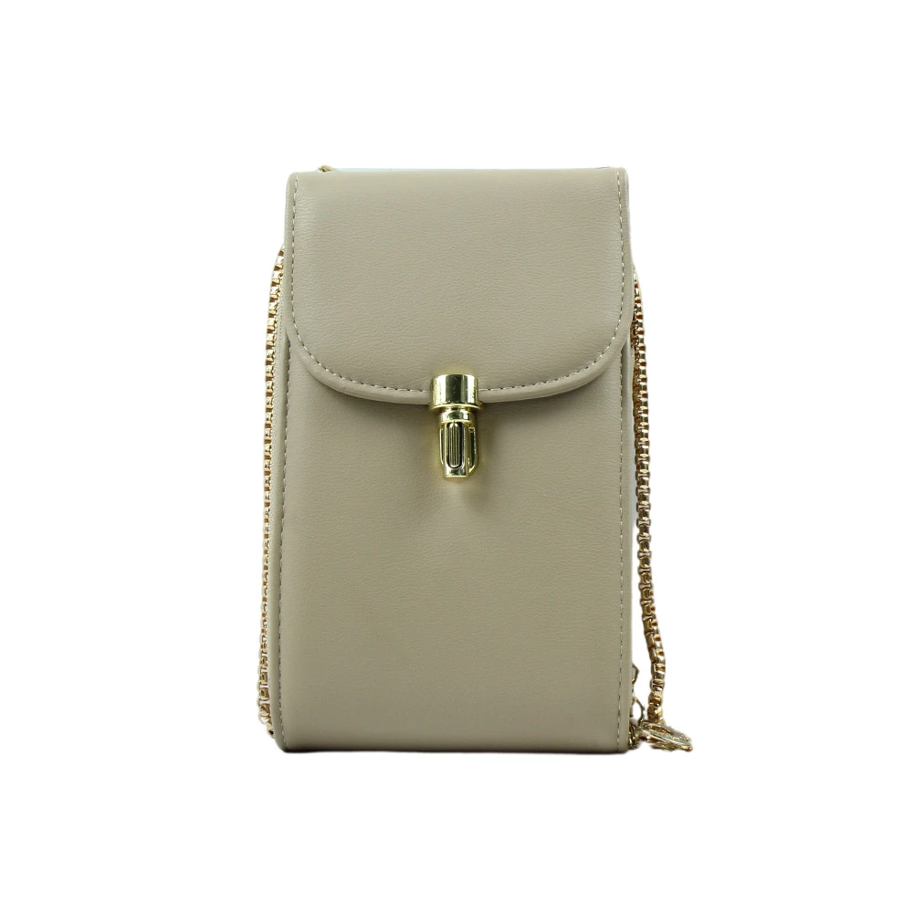Fashion Single Shoulder Crossbody Cell Phone Purse Pu Leather Women Mobile Cell Phone Bag