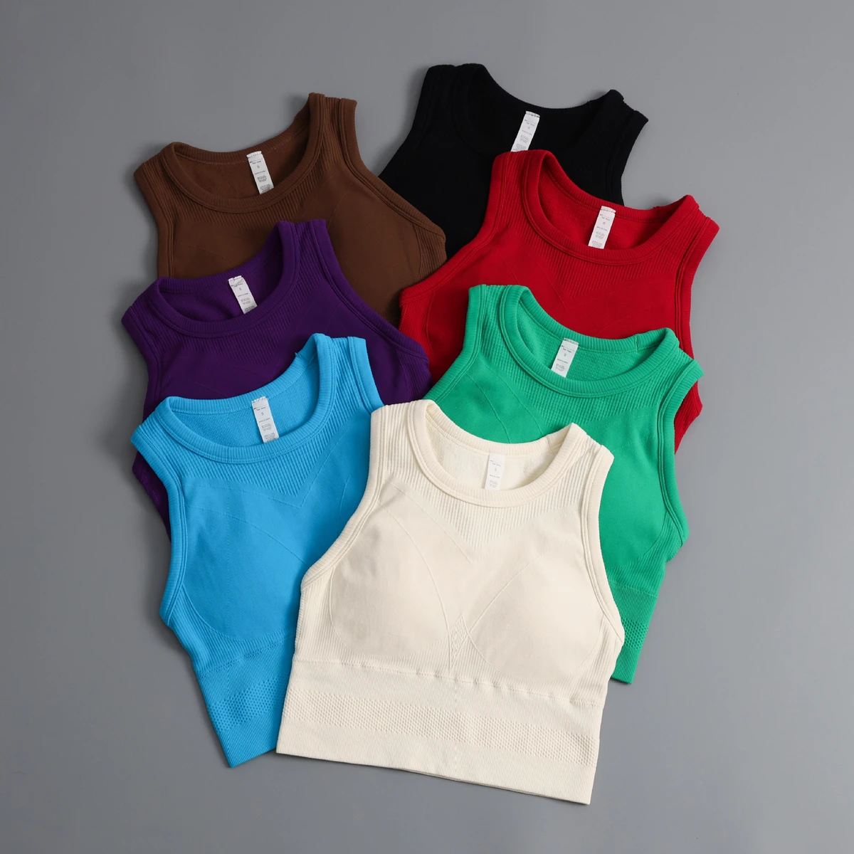 Yoga Soft Material Bras Seamless Crop Top Sports Bra Gym Wear Sports Bras for Women Sujetador Deportivo Mujer