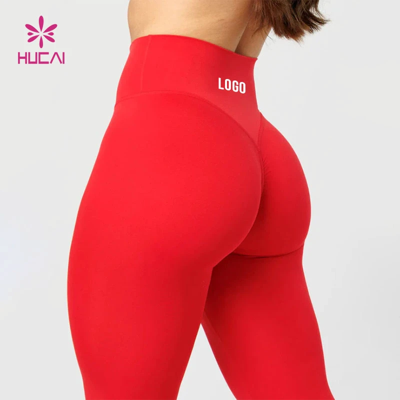 ODM Custom Logo Heart Shape Butt Lifting Matte Naked Feel 4-Way Stretch Women's Booty Contour Gym Workout Fitness Yoga Leggings