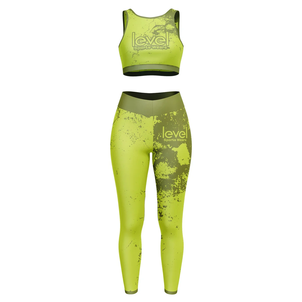 Yoga Sets Four Way Stretch High Waist Leggings Sports Bra Suit Solid Breathable Ladies Woman 2 Pieces Gym Set