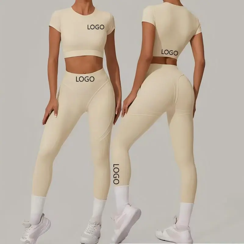 Yoga Pants for Women Sexy Solid Color Breathable Quick-Dry Spandex/Nylon High-Waisted Butt-Lifting Stitched Matte Stretch Yoga