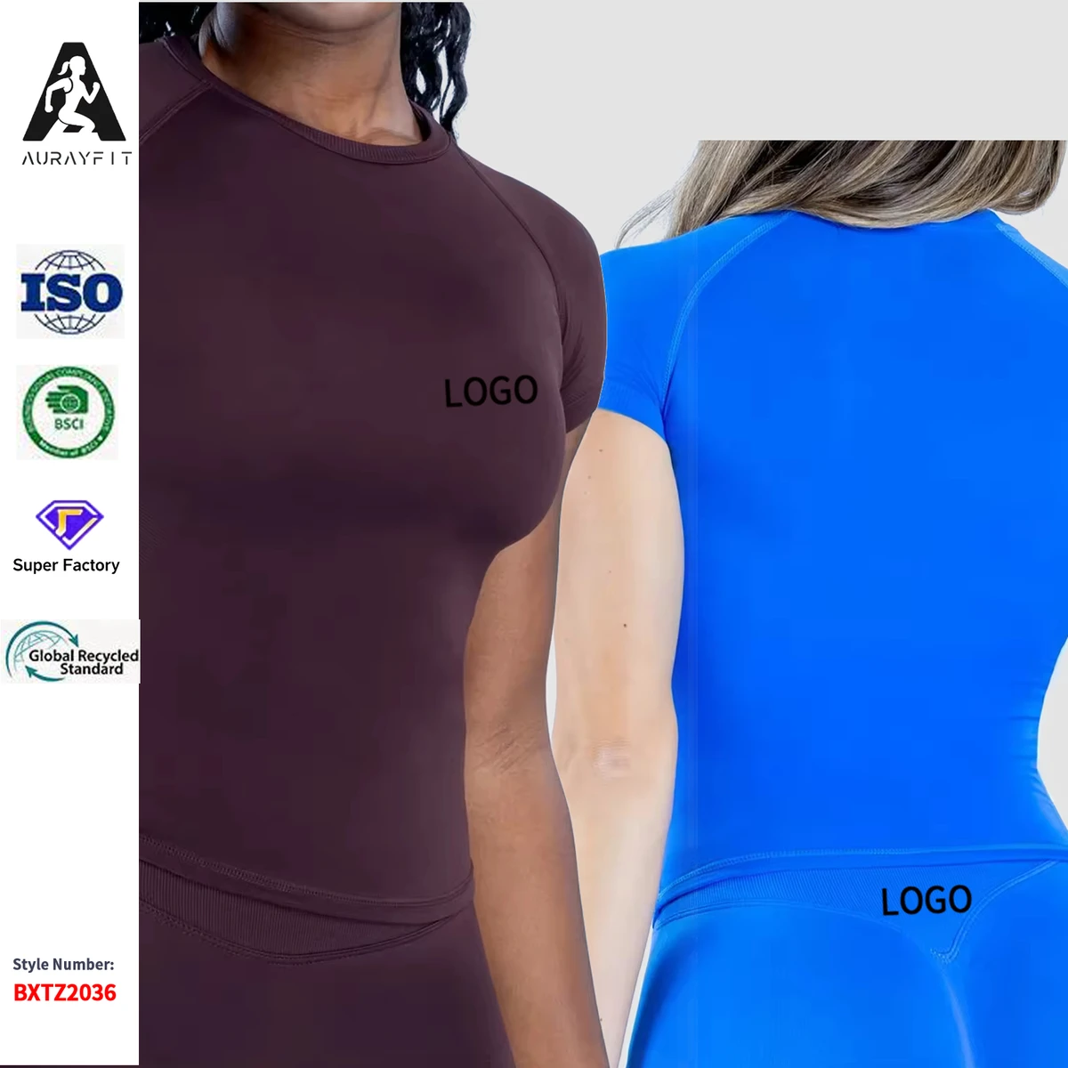 New Seamless Yoga Short-sleeved High Elastic Breathable Moisture Absorption Sweat-wicking Tight T-shirt Slim-fit Hip Wearing
