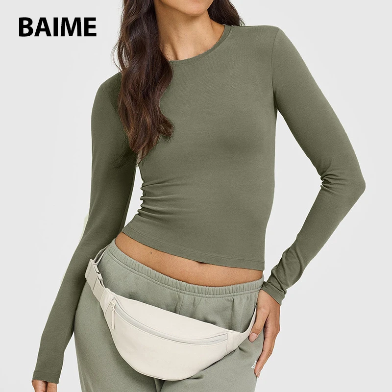 Quick Dry Women Yoga Clothes Breathable Yoga Wrap Top Lightweight Fitness T-shirt Tops