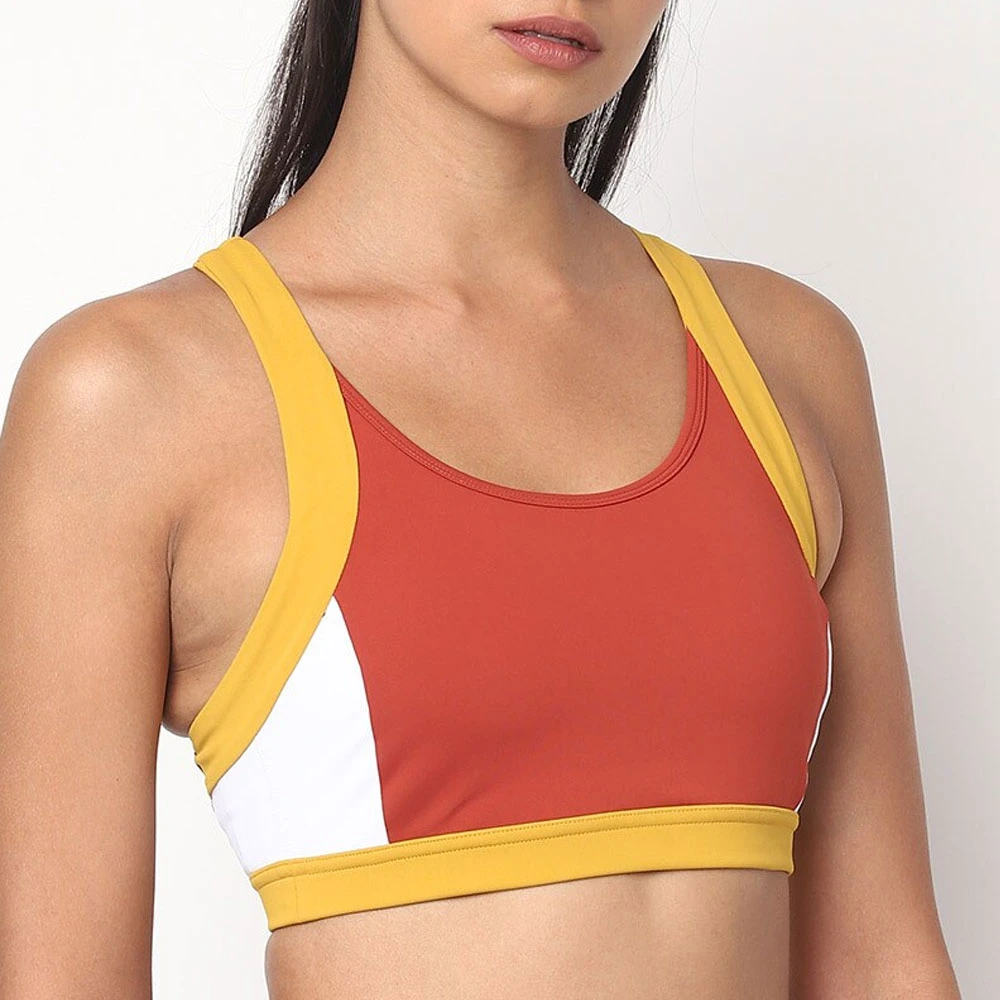 High Quality Women's Sports Bra-Simple Style Breathable Quick Dry Medium Support Yoga Bra Front Option Customizable Colors Sizes