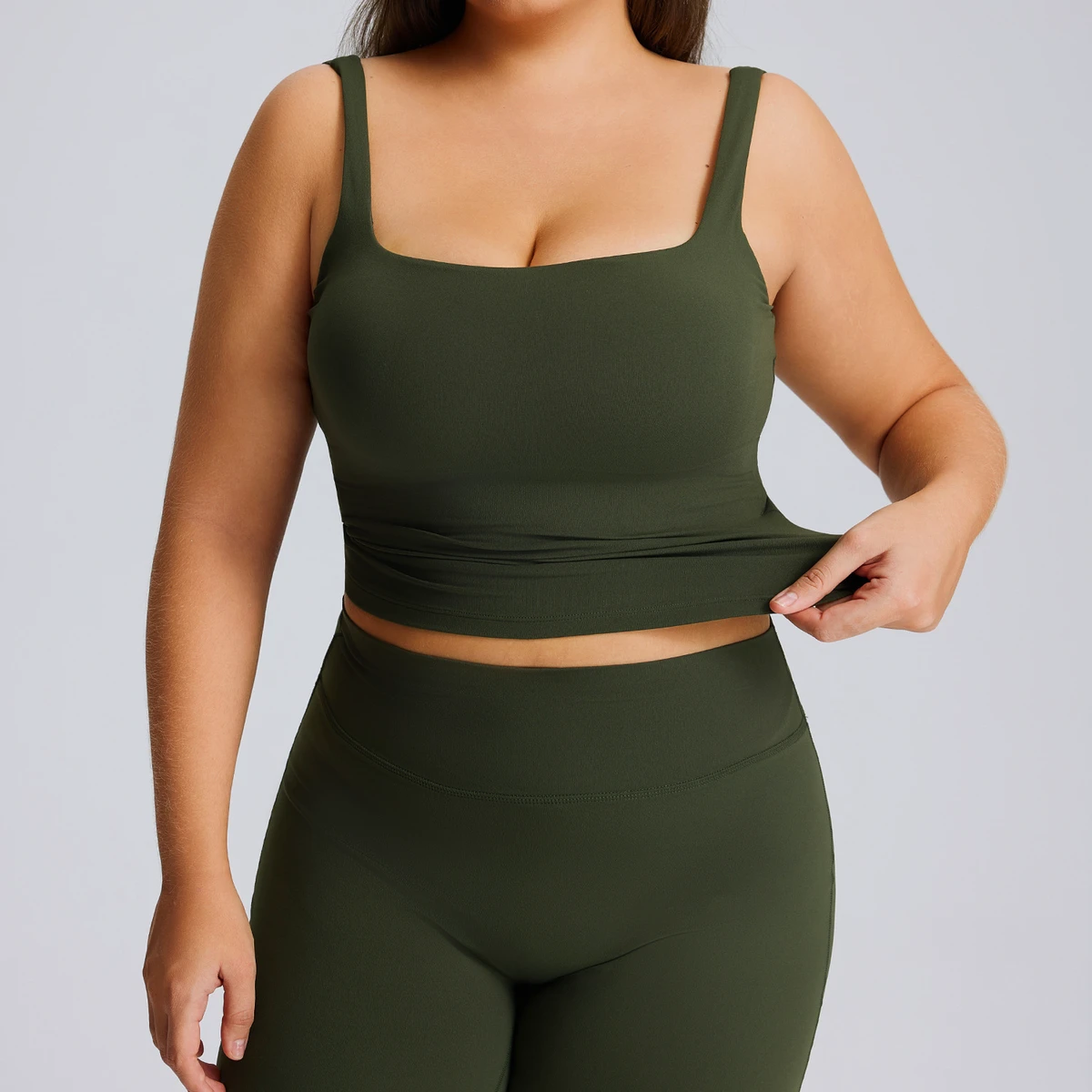 Plus Size Women's Yoga Tank Top Spandex/Nylon Quick-drying Tight-fitting Stretch Simple Solid Fashion Sports Clothing Sleeveless