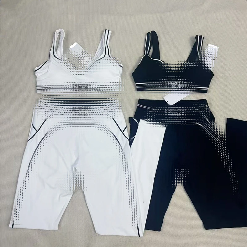 Customized Yoga Wear Set Breathable High-Way Elasticity HIGH WAIST Women'S Gym Sportswear for Pilates Fitness
