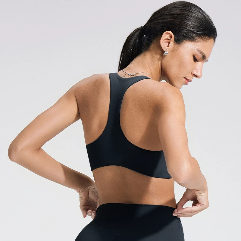 Women Posture Support Sports Bra Breathable High Support Yoga Training Fitness Running Athletic Wear