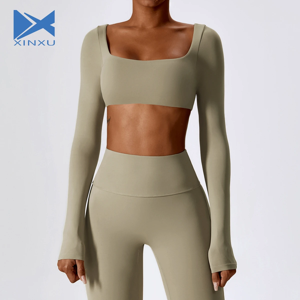 Wholesale Long Sleeved Yoga Outdoor Running Sports Quick Drying Tight Fitness Gym Women's Top