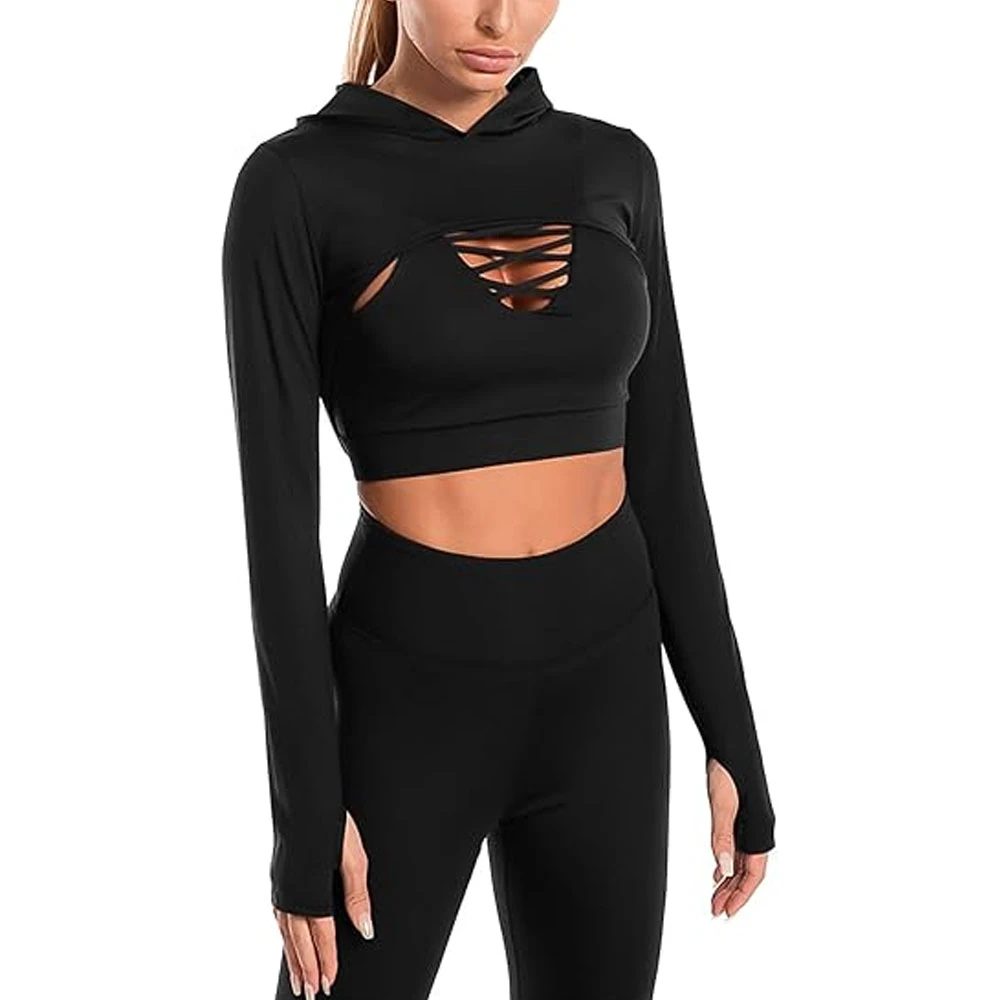 Women Fitness Yoga Set Seamless Gym Outfit Two Piece Sports Bra And Leggings Exercise Training Clothes
