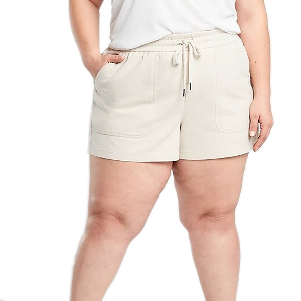 Hot Sale Summer Fitness Men's Waterproof High Waist Plus Size Elastic Waist Woven Breathable Cotton High Stretch Shorts