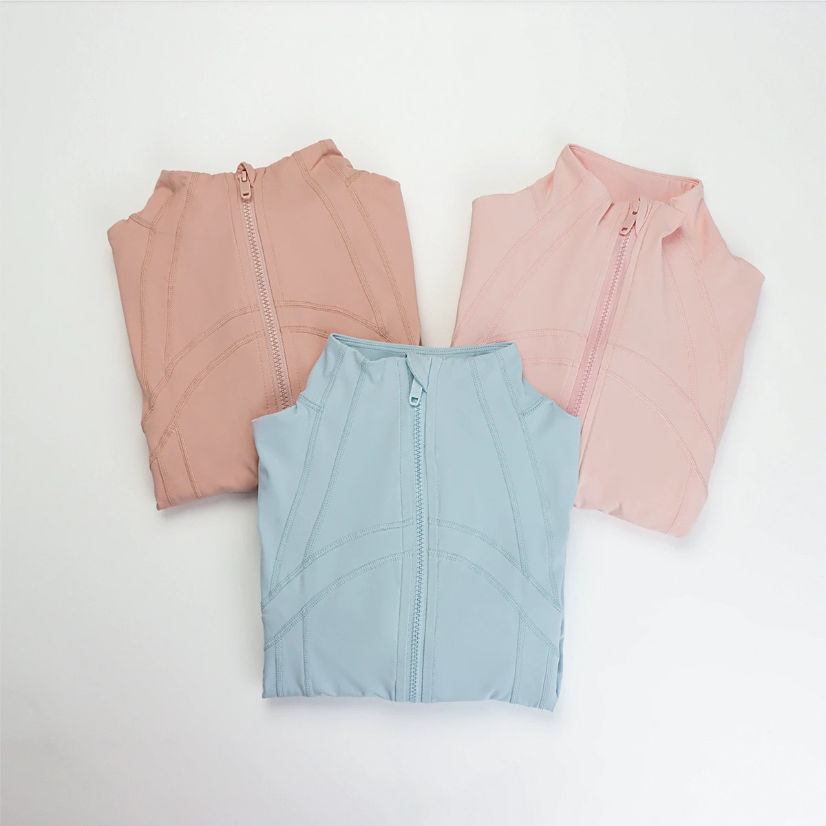 Premium Slim Fit Jacket Women Stretchy Yoga Top Stand Collar Running Sports Fitness Outerwear Nylon Performance Wear
