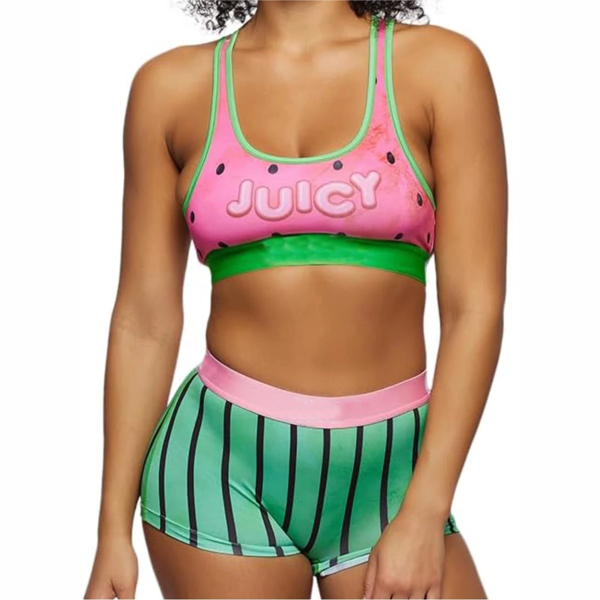 Low Price Women's Fitness Yoga Gym Set Custom Printed Front Mid Waist Shorts 2-Piece From USA for Adults