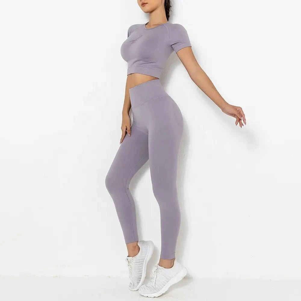 2 Piece Workout Sports Set Women Yoga Set Activewear Sets Wholesale Fitness Clothing Womens Fitness Apparel