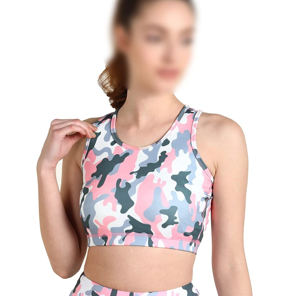 Custom Made Women's XL Anti-Logo Spandex Breathable Gym Sportswear Personalized Yoga Pants Sports Bra Girls' Sets Removable Pads