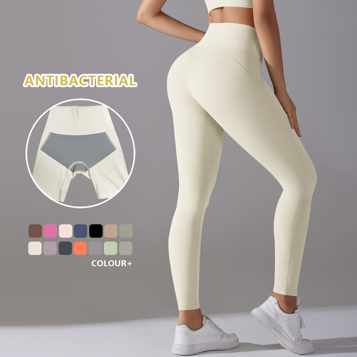 Women's High-Waisted Yoga Leggings Athletic Pants for Fitness and Workout