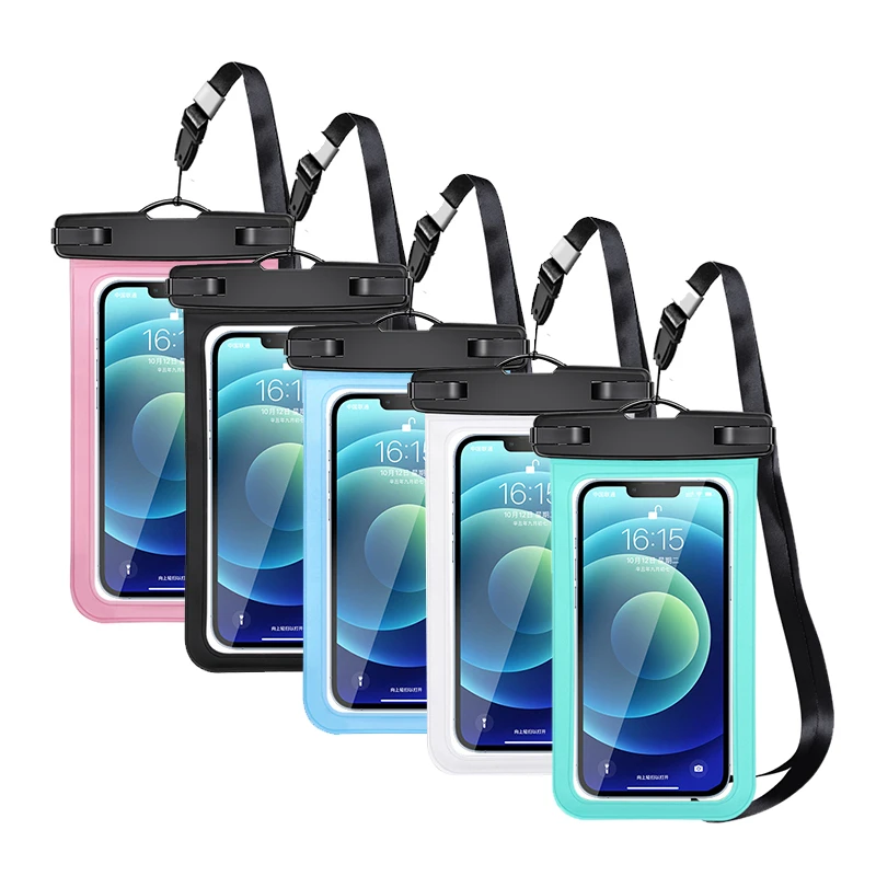 High Quality IPX8 Waterproof Mobile Phone Pouch Wholesale Price Universal Waterproof Phone Bag for Sea