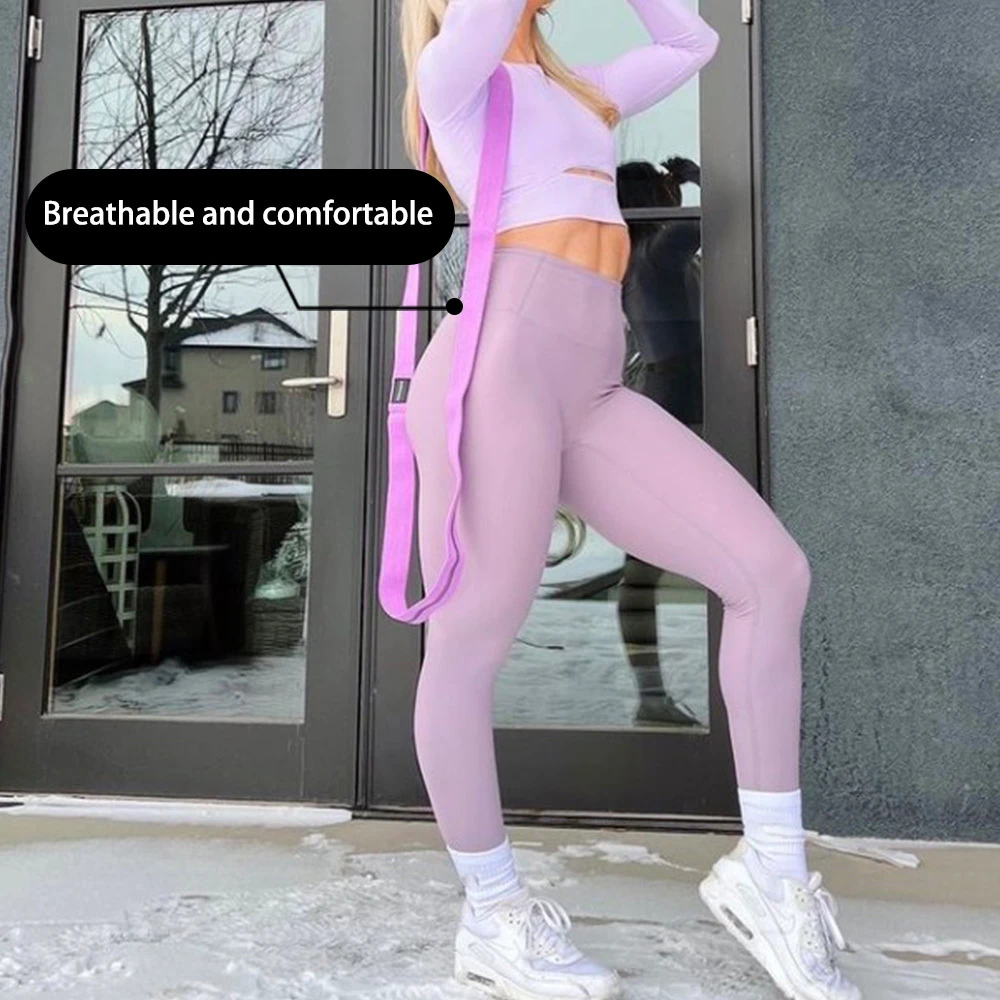 Solid Color High Waist Custom Logo Butter Soft Fabric Comfortable Sports Fitness Yoga Leggings