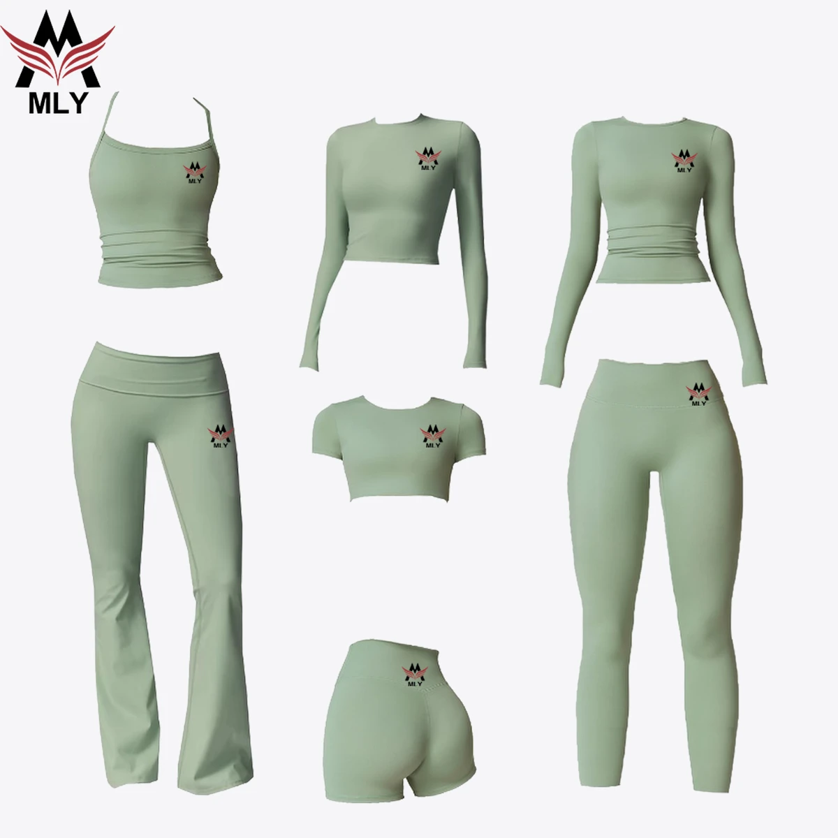 Women Activewear Quick Dry Breathable Gym Bra Tank Top 2 Pcs Workout Set Wear Gym Fitness Yoga Set