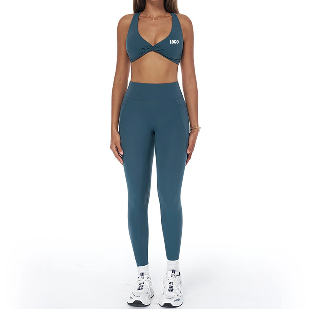 2025 New High Quality Sportswear For Women Custom XL High Waist Butt Lift Jogger Breathable Athletic Yoga Gym Workout Set Solid