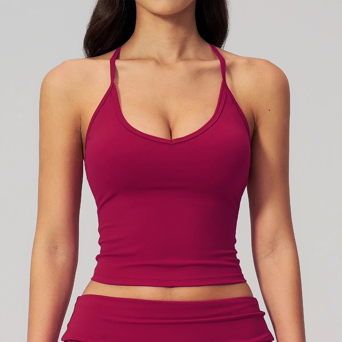 New style back-slimming yoga vest, with a shaping effect, quick-drying sports top for fitness.