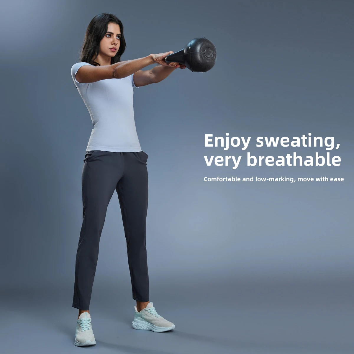 Spring Summer New Ladies Short Sleeve Crew Neck Sports T-Shirt Running Fitness Top Slim Breathable Yoga Nylon Solid Quick dry