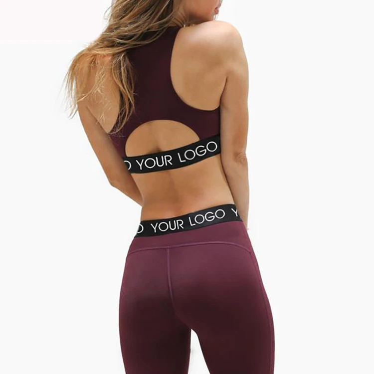 CHOW Women's Yoga Sport Top Leggings Workout Wear for Running Gym Breathable Stretchy MODAL Material Drawstring Closure