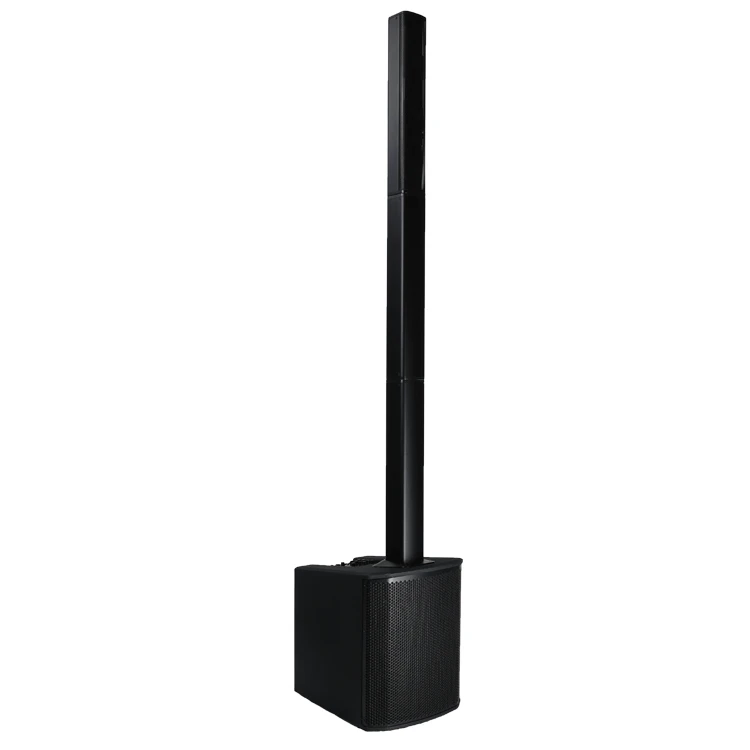 Professional Powered Subwoofer Portable DJ Party Stage Sound 6 X2.75 Pro Column Speaker 10 Inch Active Subwoofer PA System