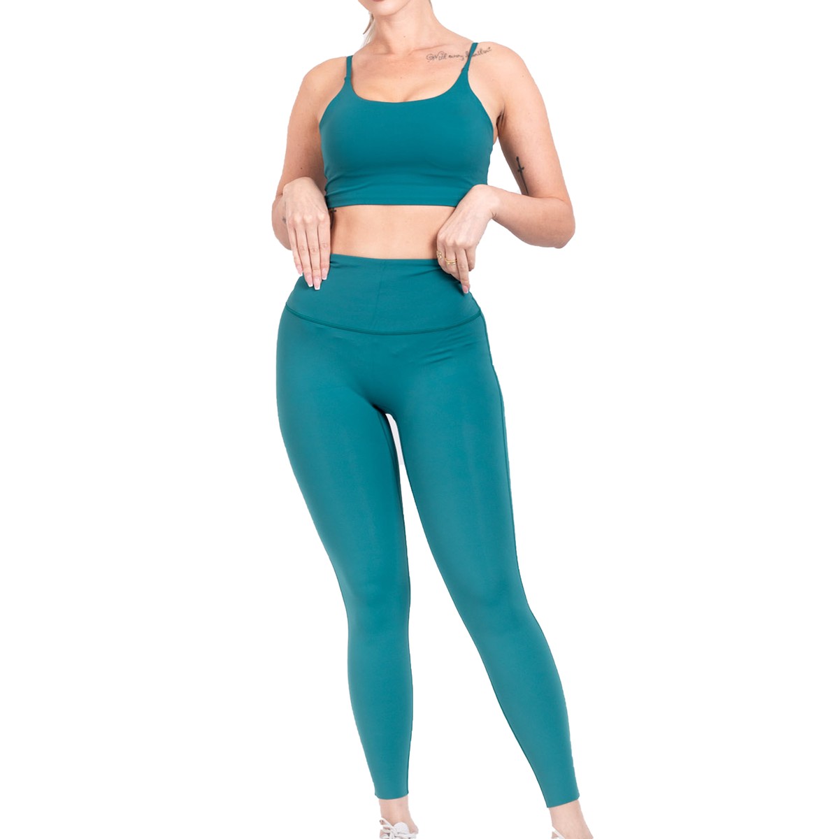 Two Piece Women Yoga Set Seamless Gym Wear | High Elastic Fitness Outfit | Unique Color Athletic Yoga Wear Made in Pakistan 2025