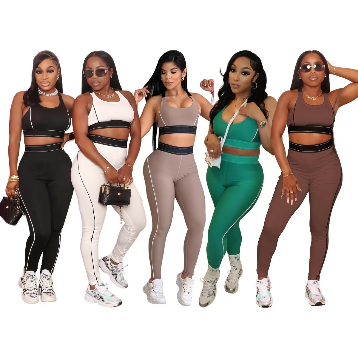 Yoga Sleeveless Push-up Sports Vest Breathable Elastic Waist High Hip-lifting Abdominal Fitness Suit